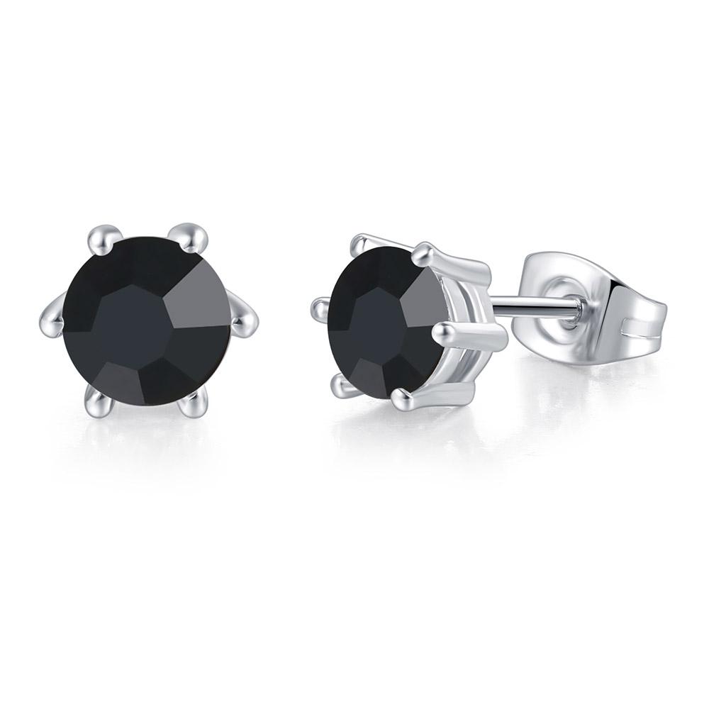 Simple Crystal Stud Earrings Piercing Ear Studs For Women Exquisite Wedding Party Gift AAA+ Cubic Zircon Jewelry DWE035M