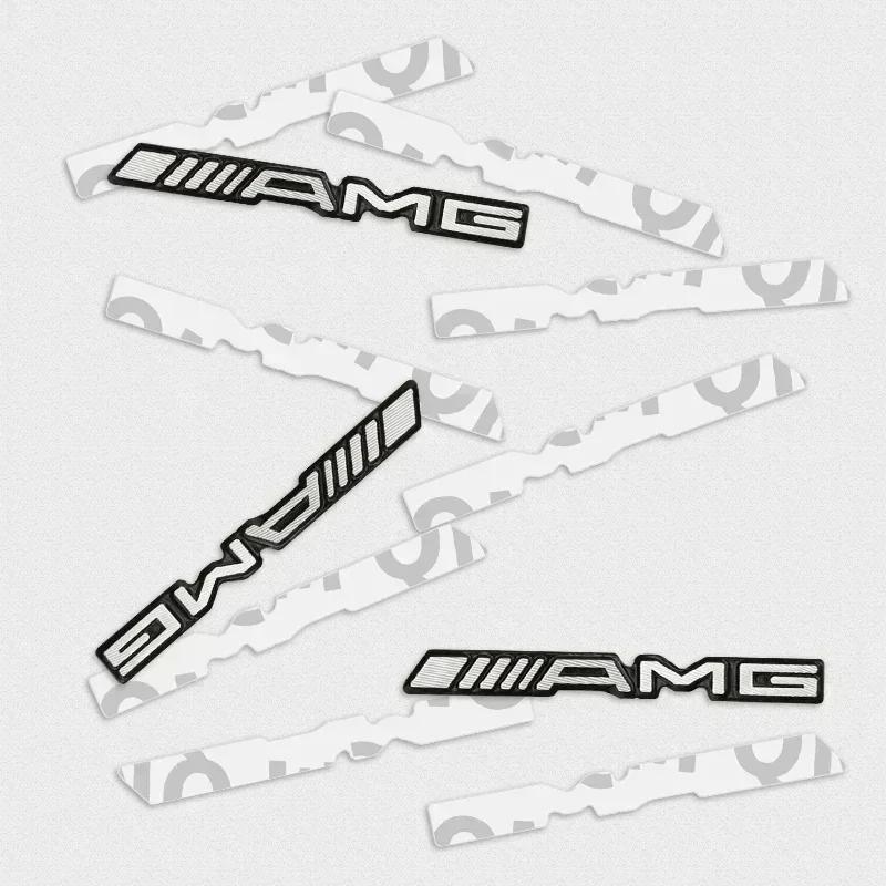 10pcs car audio decorate 3D Aluminum Badge Emblem Sticker For Mercedes Benz AMG W212 W204 W211W168 W213 W205 W210 W108 W124 BD1 c2