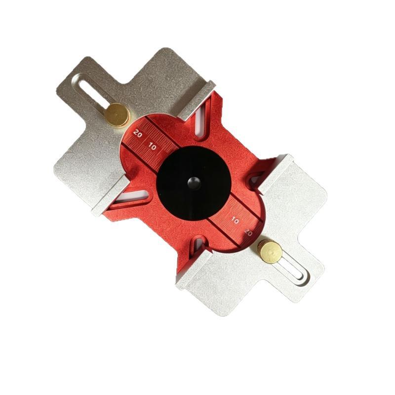 2-in-1 Slotting Bracket Mortising Jig High Precision Slotted Fastener Accessory for Trimmer Router Cabinet Making Carpenter Use