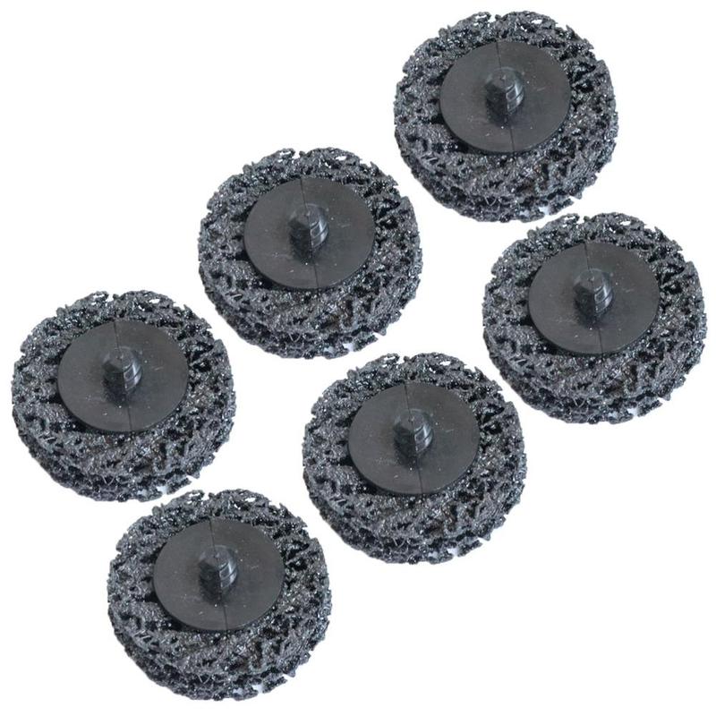 2" 3inch 75mm 6pcs Quick Change Disc Clean & Strip Grinding Disc for Metal Paint Rust Removal