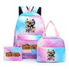 3Pcs/set Anime Dragon Ball Backpack for Girls Boys Back To Schoolbag with Lunch Bag Student Bookbag Men Women Travel Bag Mochila