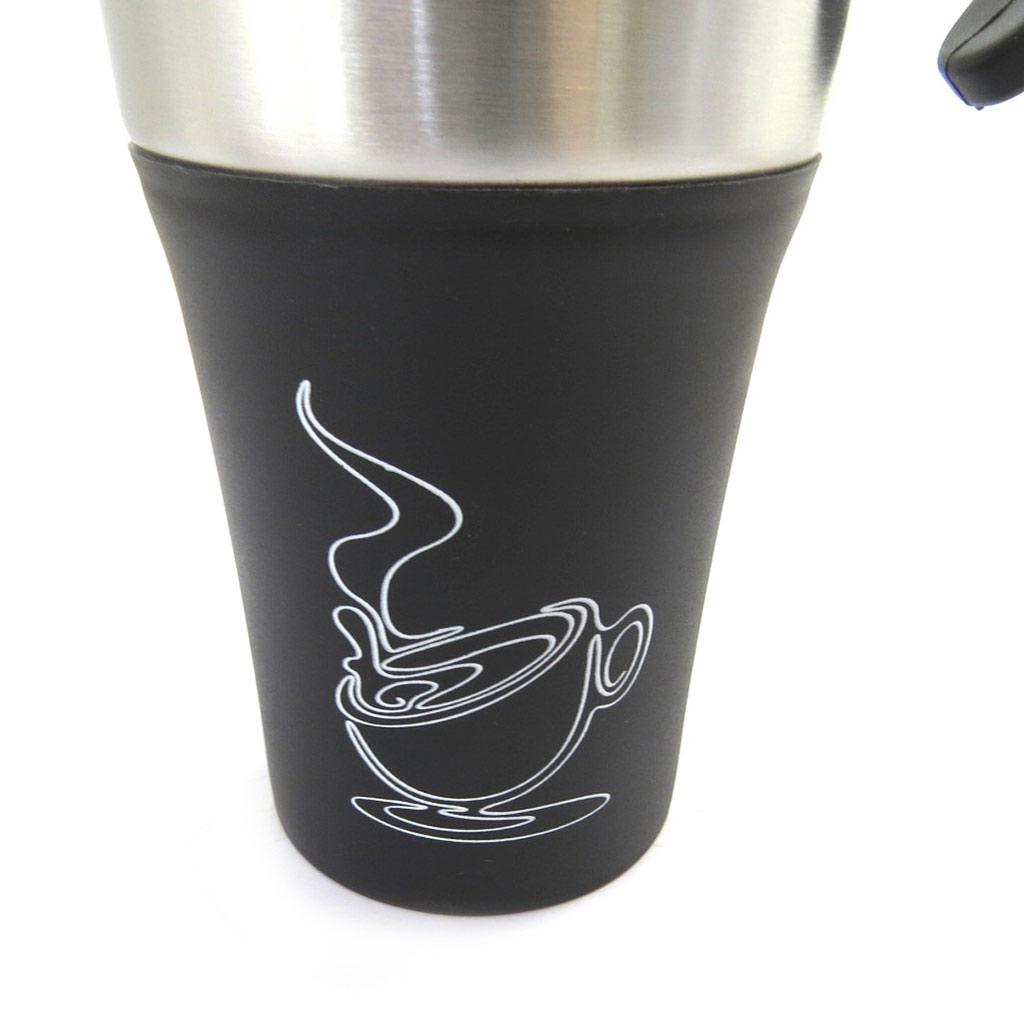 Les Trésors De Lily [M3928] - Транспортировочная кружка Design, черная, 19x9 см (40 кл)