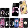 Чехол-бампер Cover для Apple iPhone 15 14 16 Plus XS 13 11 12 Pro Max XR X 16E ProMax Чехол для телефона Кот Моряки Красивая Девушка Луна