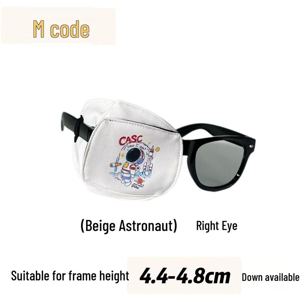 Детский патч для глаз из чистого хлопка при амблиопии для послеоперационных тренировок зрения и коррекции косоглазия/дальнозоркости