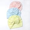 Spring and Summer New Children's Hats, Cute Solid Color Bows, Breathable and Cool Baby Caps, Baby Hats
