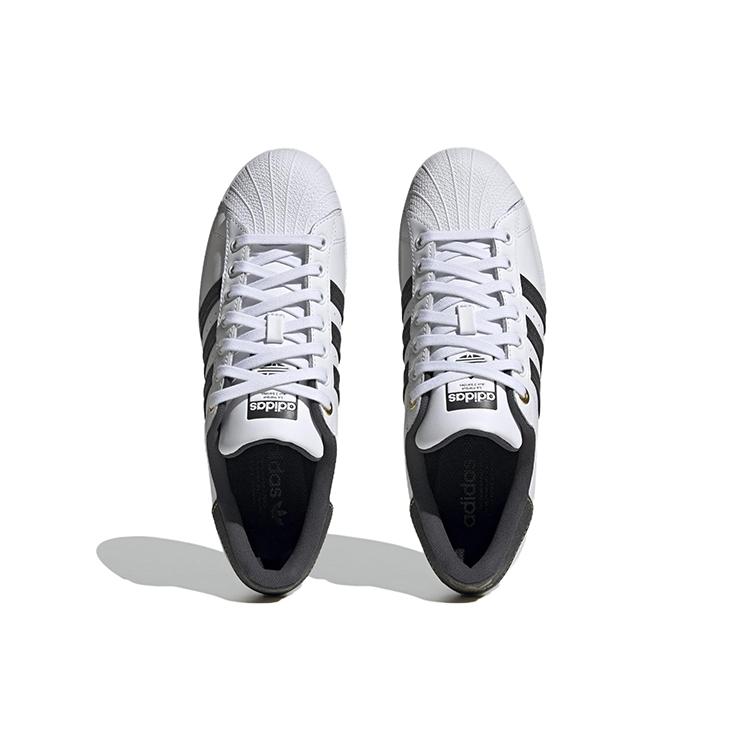 Adidas Superstar 'White Carbon Gold' (Unisex) Cloud White / Carbon / Core Black Skateboard Shoes ID1712