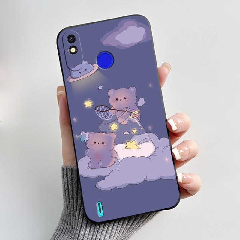 Милый Чехол Для Tecno Spark 4 Lite/POP 3PLUS Чехол Capa Печатный Корпус Защитная Крышка Мягкий Силикон Мультяшный Корпус Телефона Fundas