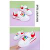 Spring and Autumn Children's Board Shoes Boy's Rainbow Shoes Girl's Small White Shoes Waterproof Leather Top Children's Casual Shoes Soft Soled