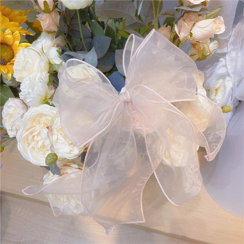 Red Velvet Bows Hair Ribbons Scrunchies for Women Girls Long Elastic Hair Ties Headwears Female Kids Styling Tools