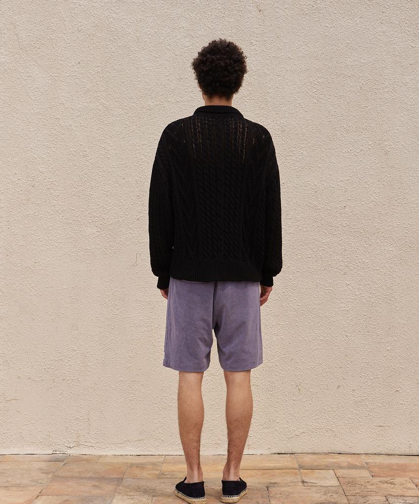 Pado Seoul Men'S Knit Cardigan Black