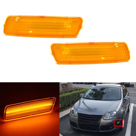 2 шт., сменный корпус бокового габаритного фонаря, портативный повторитель переднего бампера, ободок поворотника 5K0945071 5K0945072 для VW Golf 6 MK6 09-13 США