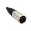 3/4/5/6Pin Mini XLR Female / Male Plug for MIC Soldering Straight for Cable Soldering Small XLR Female Male High Quality