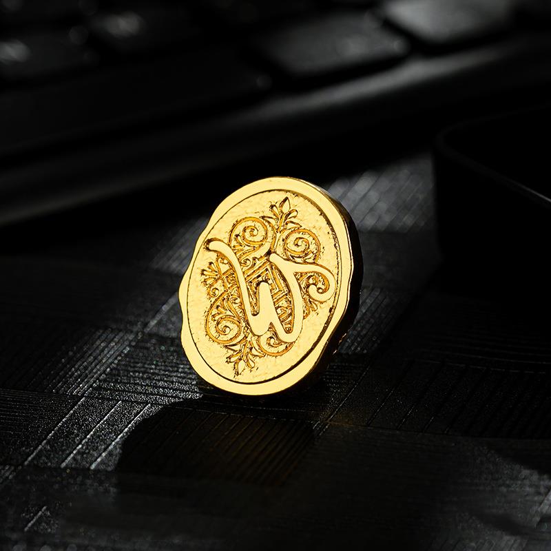 Ретро-сургучный штамп, головка 26 букв алфавита AZ, набор печатей, инструменты для декора почтовых ящиков, античный сплав, головка печати, свадебное ремесло, подарок