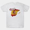 T Shirt Women Spain Map Harajuku Print Kawaii Tshirt Summer Short Sleeve Female T-Shirt Top Tee