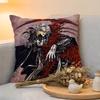 Cushion Cover  Linen  SkinFriendly Soft Decorative Case for Sofa Home Decor Anime Cool Hot HHellsings Pillow cover