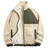 Autumn and Winter New Fleece Jacket Lamb Fleece Fleece Thickened Cardigan Sweater Outdoor Fleece Double-sided Fleece Jacket Men