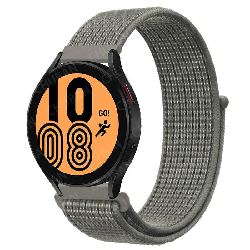 Nylon Loop For Samsung Galaxy Watch 6 5 Pro/4/classic/gear S3 Frontier/active Sport Bracelet Huawei Watch Gt2 3 22mm 20mm Strap