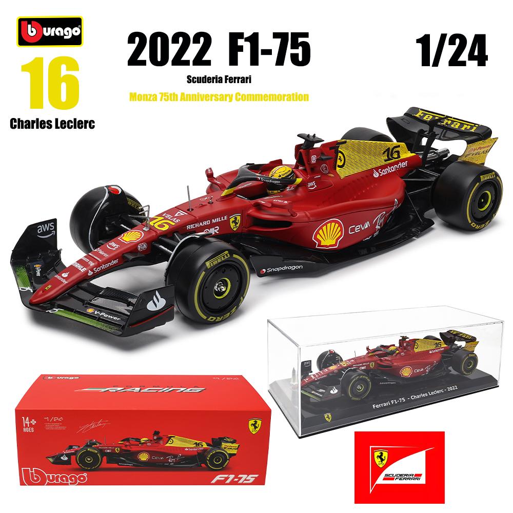 Ббураго 1:24 2022~2025 F1 Феррари SF23 Ред Булл RB19 RB18 Мерседес Бенц W14 Макларен MCL38 металлический модель автомобиля игрушка серия коллекция