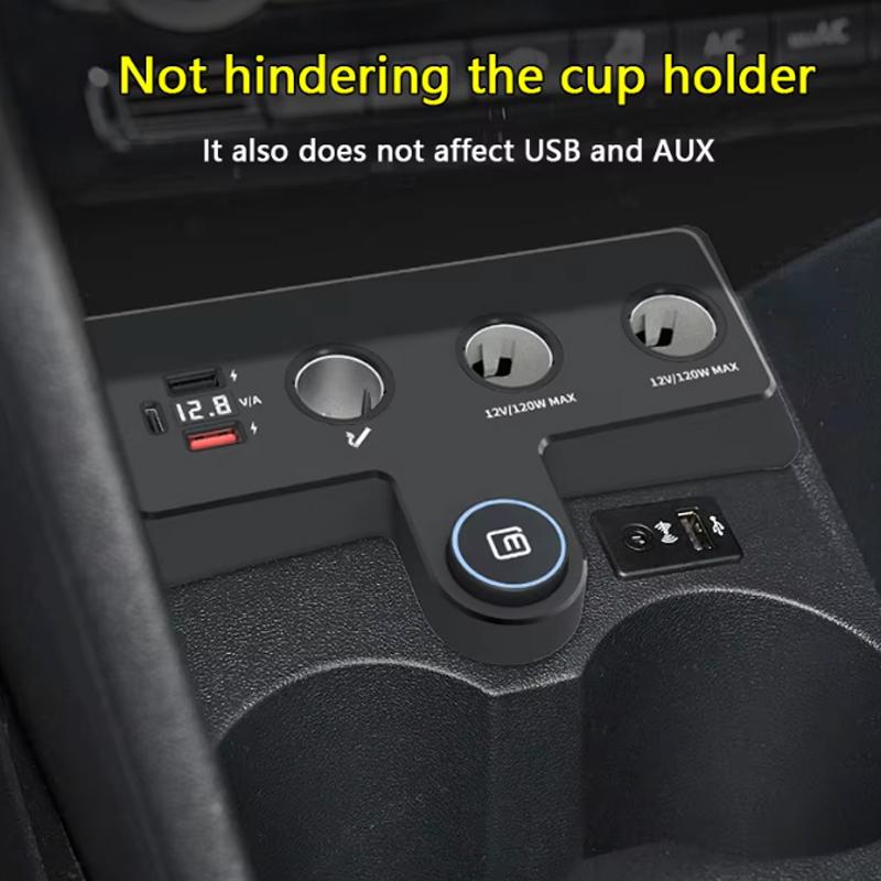 Для Volkswagen Polo / Cross Polo / GTI / Blue GT / R WRC Автомобильное зарядное устройство Прикуриватели USB Кабели для быстрой зарядки Адаптеры питания