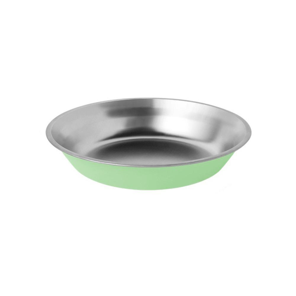 Wide Mouth Cat Food Bowls Anti-Tip Dog Food Dish Stainless Steel Dog Bowl Pet Drinking Feeding