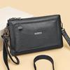Soft Leather Envelope Bag Mother's Bag Mobile Phone Coin Purse Bag Female Multi-Layer Shoulder Crossbody Bag