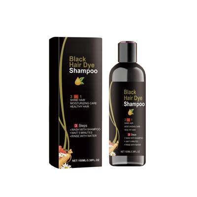 Шампунь Coverage Shampoo для женщин и мужчин, растительный шампунь, черный 100 мл