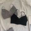 2024 Беспроводной пуш-ап бюстье и трусики - Женское сексуальное спортивное нижнее белье с запахом на груди