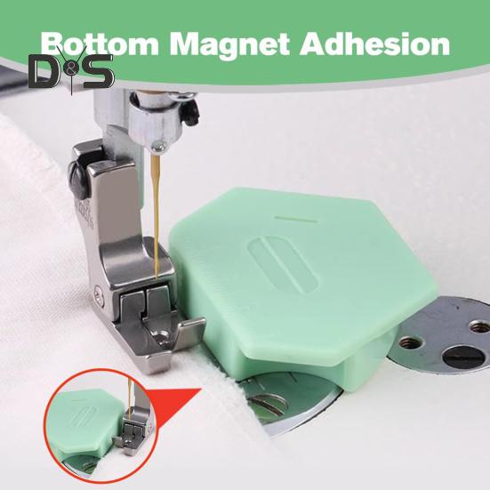 3 шт. Магнитный направляющий шов, простая регулировка, многоразовый многофункциональный полигональный направляющий шов с аксессуаром для шитья