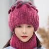 Классическая плюшевая шапка из искусственного меха, толстые, устойчивые к холоду, эластичные вязаные шапки, легкая эластичная шапка-череп, пушистые, теплые шапки для женщин