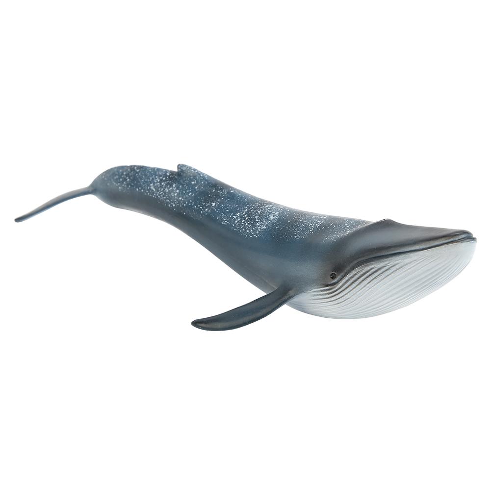 Имитация кита Миниатюрная игрушка для животных Коллекция Фигурка Домашний декор Орнамент (Синий кит)