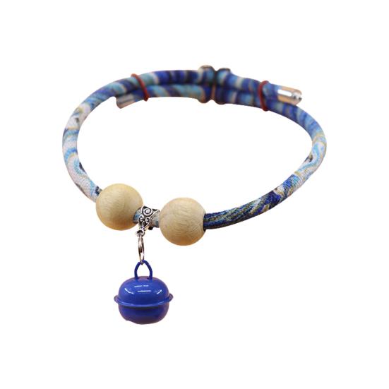 Ожерелье для домашних животных, репеллент из камфорного дерева, регулируемый модный ошейник для котят с колокольчиком, товары для домашних животных