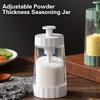 Количественная мельница для соли и перца, многофункциональная регулируемая помола с керамическим сердечником, прозрачная банка для приправ