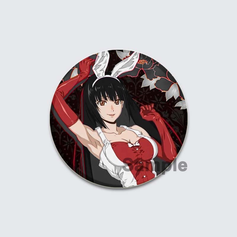 32/44/58 мм аниме Kakegurui Брошь ручной работы булавка мультяшная фигурка Юмэко Джабами значок мультяшный косплей значок для рюкзака Декор ювелирные изделия подарки