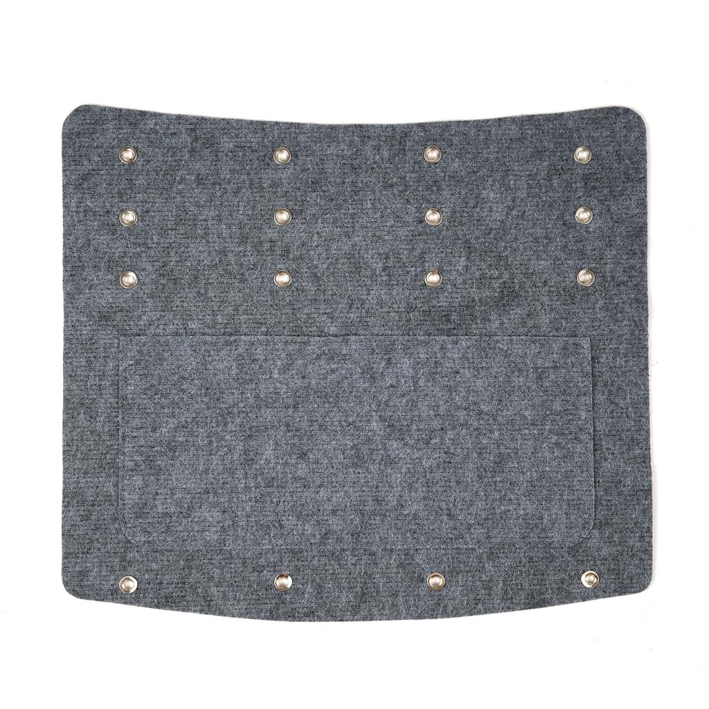 RV Step Covers, 3 Pack 20   Wide   Step Covers for Radius Steps for Radius Steps,   RV Step Rug Carpets Fit 8-11     RV Stairs, Gray
