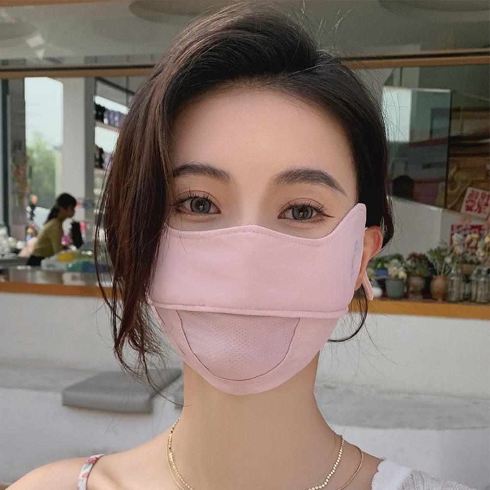 Adjustable Face Mask Ice Silk Sports Mask Gift Sunscreen Mask Outdoor Sports