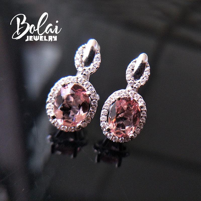 Bolaijewelry Серьги с застежкой из зултанита, серебро 925 пробы, драгоценный камень с изменением цвета, изысканные украшения для женщин, подарок