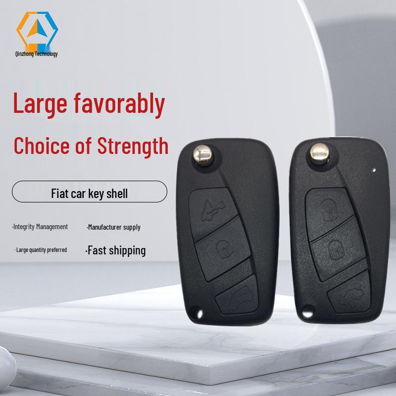Корпус складного ключа Fiat с 3 кнопками для 2 типов моделей
