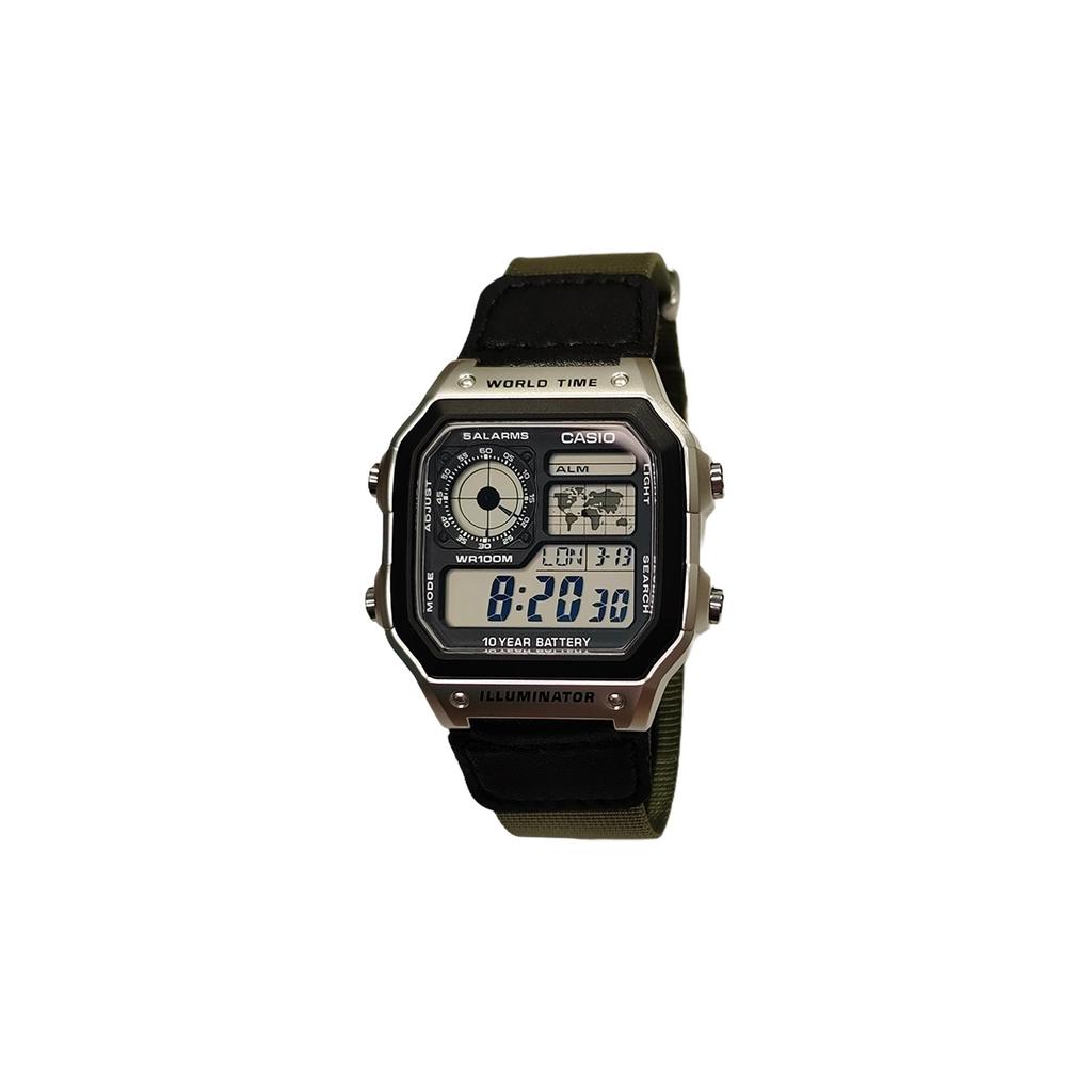 Casio Унисекс Подростковые Черные Часы AE-1200WH-1C(Watch3--)