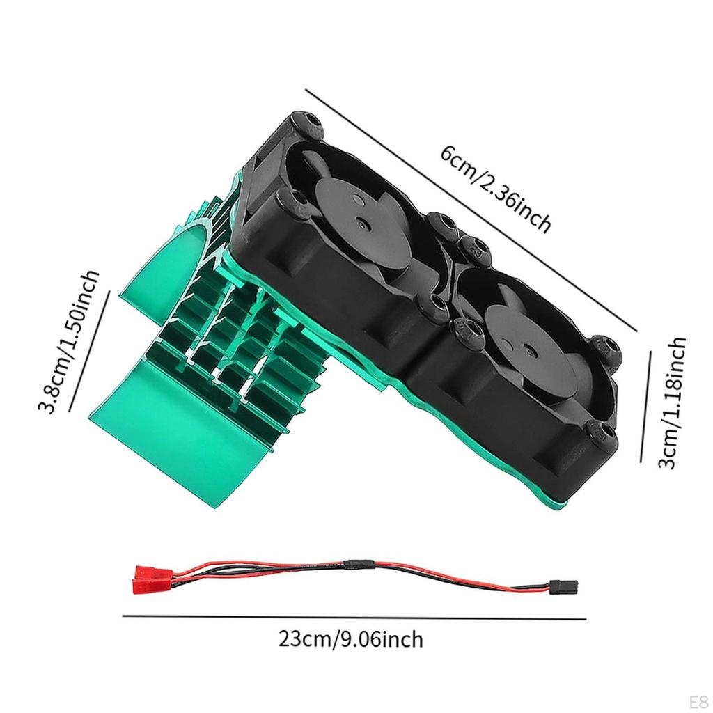 RC Car Motor Cooling Fan Aluminum Alloy Accessory Direct Replaces Spare Parts