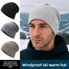 Elastic Winter Sport Cap Adjustable Length Outdoor Warm Hat Winter Cycling Running Hats  Unisex
