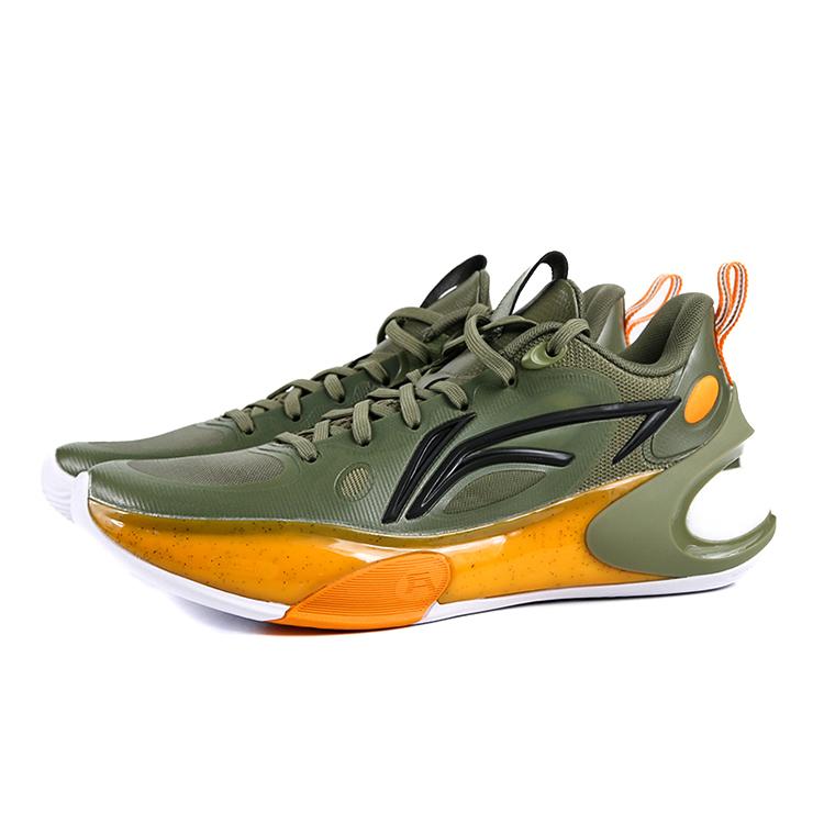 Li Ning Yu Shuai 17 Low Comfortable Versatile Durable Low-Top Basketball Shoes Men Sneaker Moss-Green Olive-Green ABAT127-2