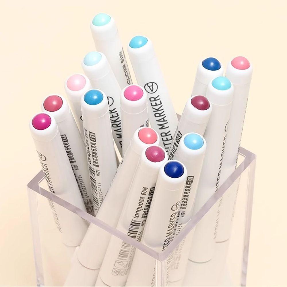 9-Colors Acrylic Pen Straight Liquid Art Felt Pens High-quality Marker Pen