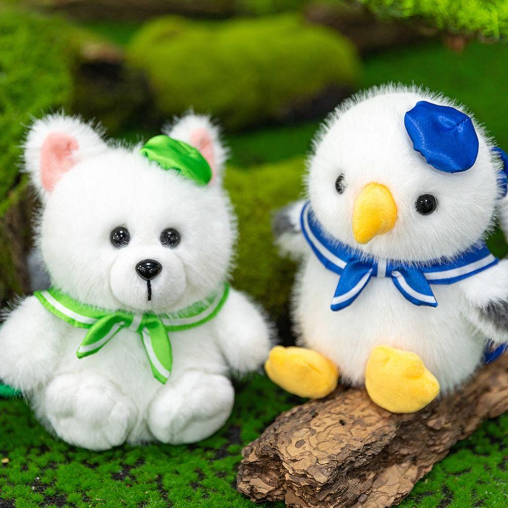 Collection Simulation Seagull Plush Keychain Cartoon Seagull Stuffed Doll Birthday Parties
