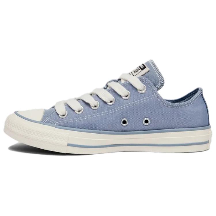 Converse All Star Comfortable and Versatile Non-slip Wear-resistant Low-top Skate Shoes Unisex Blue and White