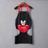 Oil Proof Kitchen Apron Cute Puppy Work Apron Easy To Clean Resistant To Dirt Clothes  Cooking