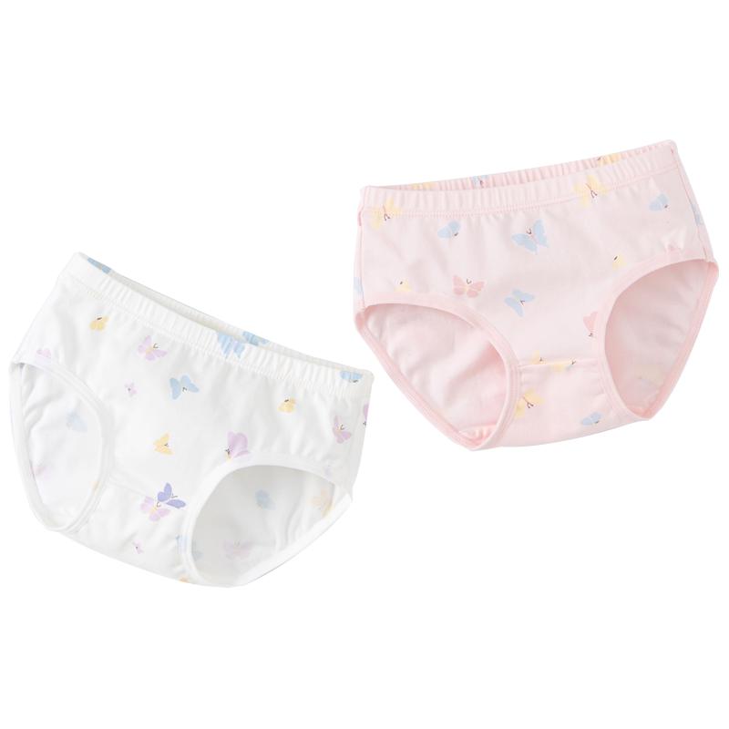 DAVE&BELLA Girls' 2-Pack Briefs
