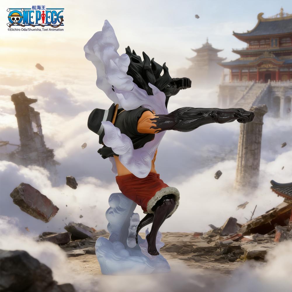 1 шт. Официально лицензированный One Piece Monkey D. Луффи Гир Четвертый: Фигурка Человека-змеи, идеально подходит для украшения и в качестве подарка.