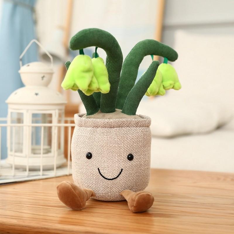 Имитация Растения Кукла Нарцисс Тюльпан Веселая Горшечная Серия Плюшевая Игрушка Декоративные Украшения