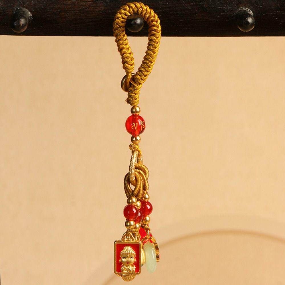 Enamel Plutus Lucky Keychain Gourd Key Chain Strap Cute Car Keys Charms  Men