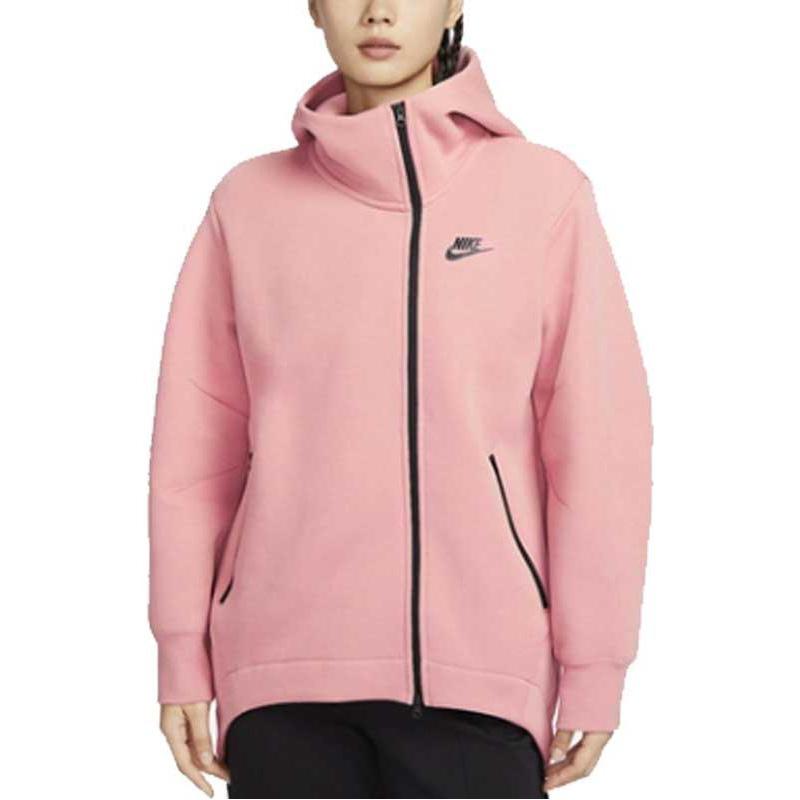 Nike Однотонная повседневная куртка с капюшоном, женские куртки розового цвета FB8244-618